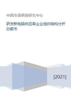 白銀市新電腦研發、供應與銷售維護一體化的企業組織結構分析